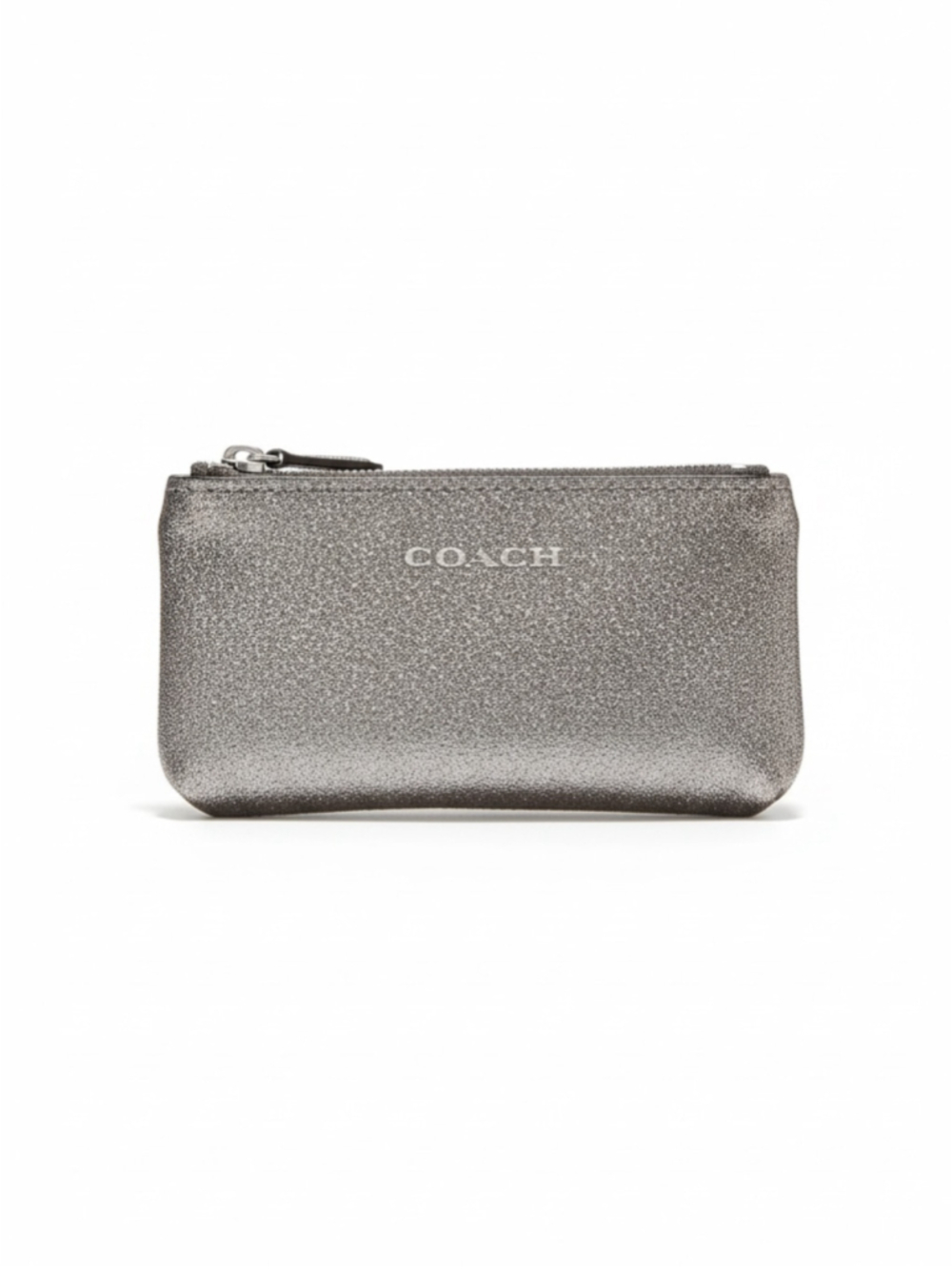 Women's Coach Fragrance Mini Cosmetic Bag in Silver